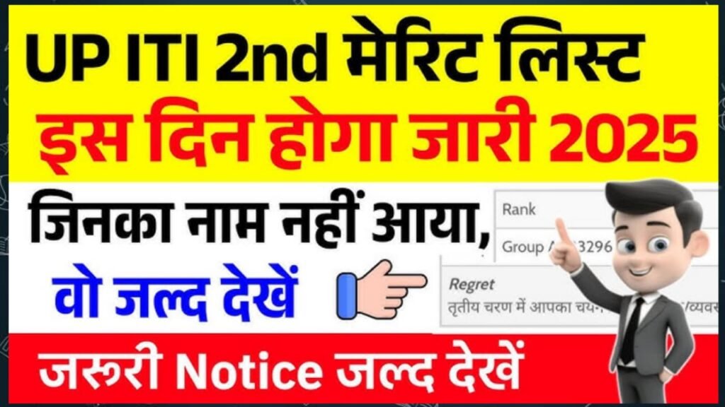 UP ITI 2nd Merit List