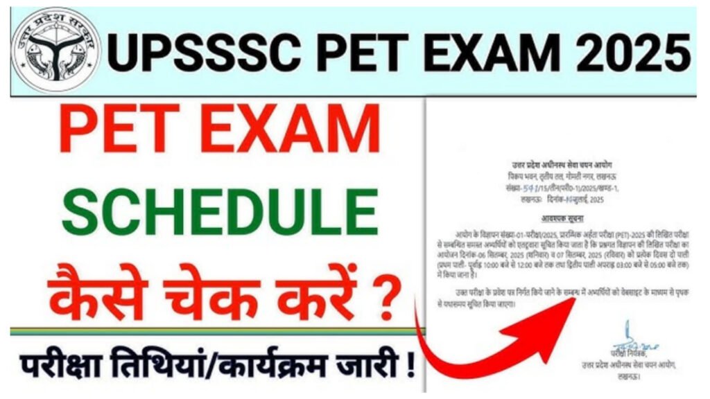 UPSSSC PET 2025