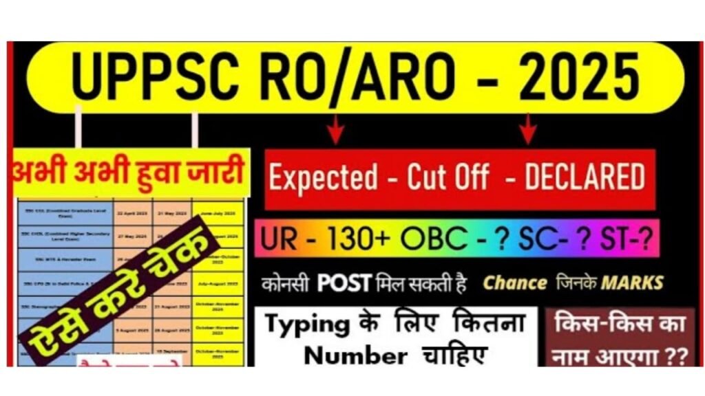 UPPSC RO ARO Expected Cut Off