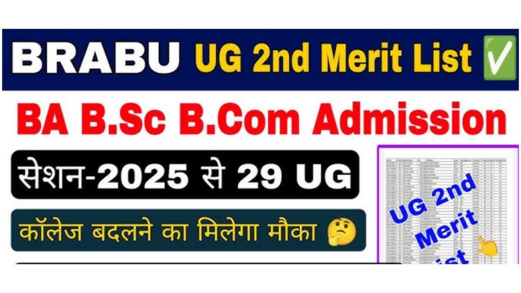 BRABU UG 2nd Merit List