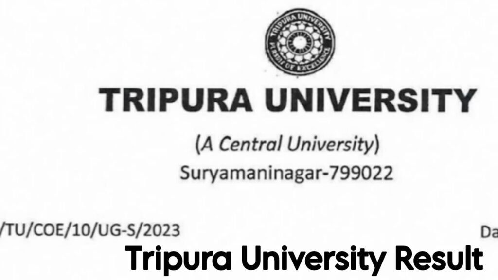 Tripura University Result