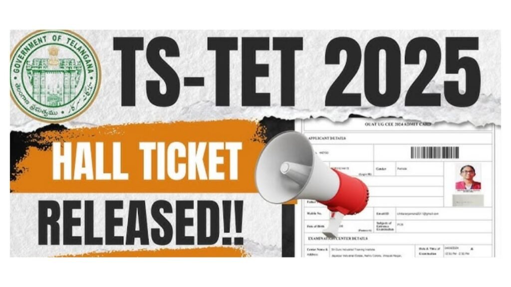 TS TET Hall Ticket