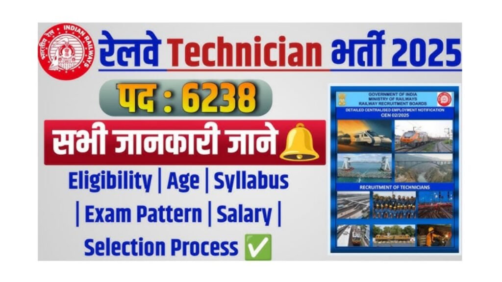 RRB Technician Recruitment