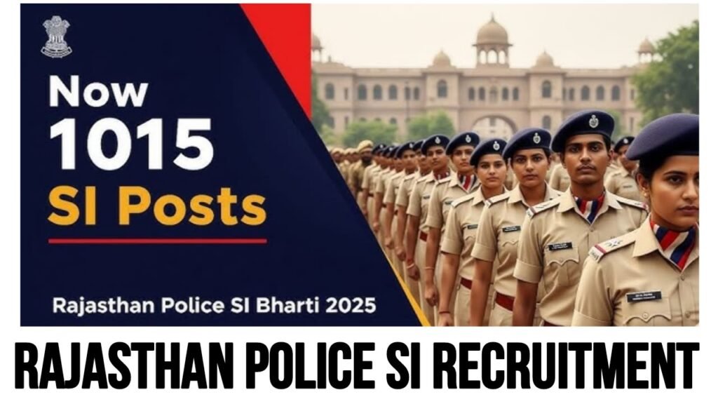 Rajasthan Police SI Recruitment