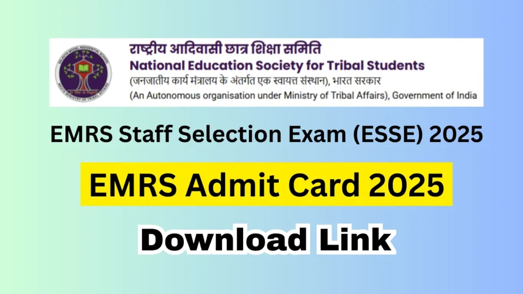 EMRS Admit Card