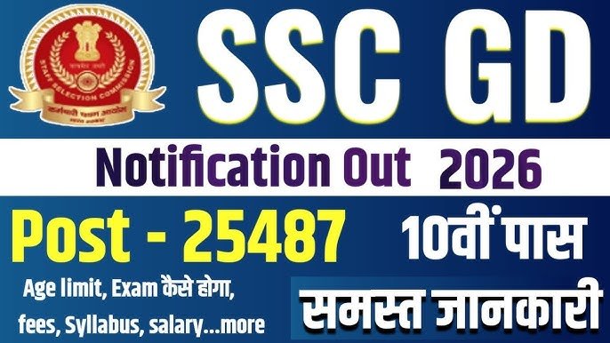 SSC GD Vacancy
