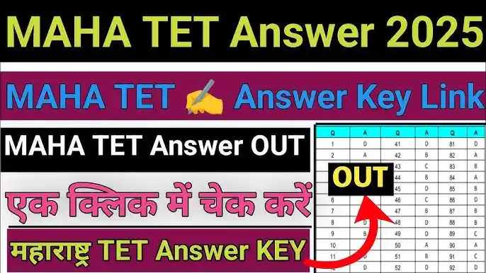 MAHA TET Answer Key