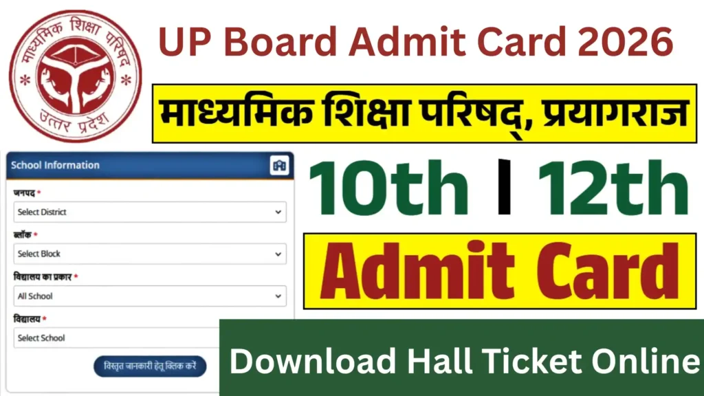 UP Board Admit Card 2026