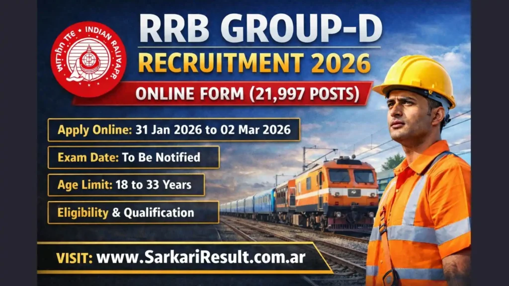 RRB Group-D Recruitment 2026